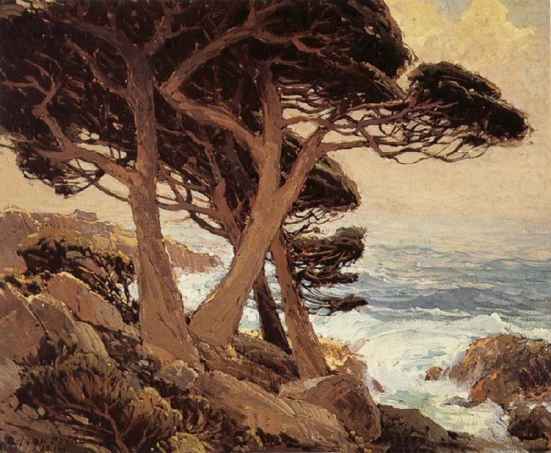 Edgar Payne Sentinels of the Coast,Monterey oil painting picture